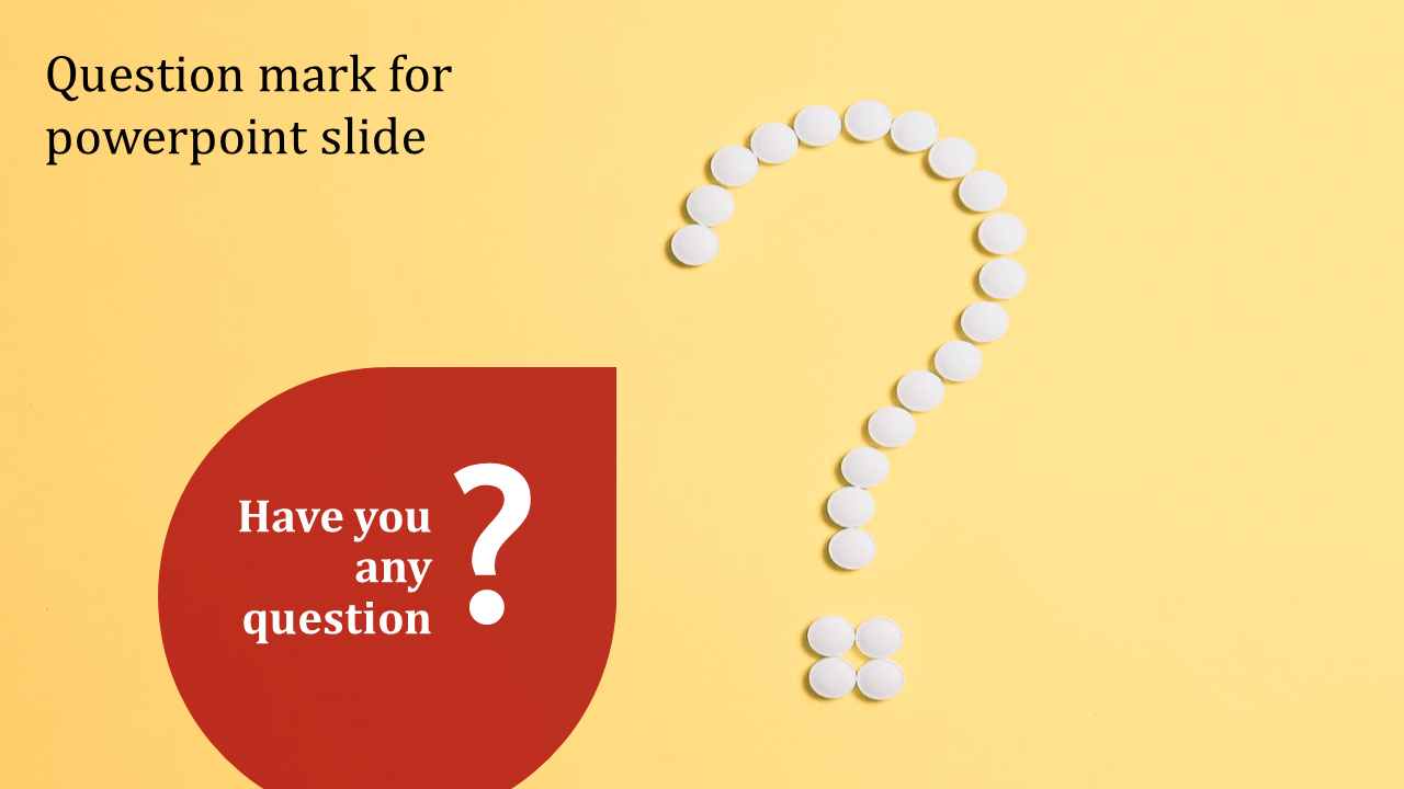 question mark for powerpoint slide